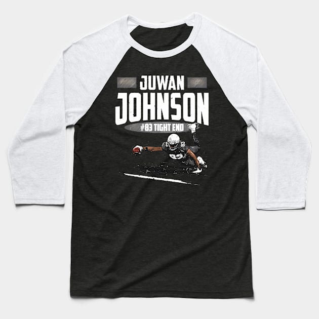 Juwan Johnson New Orleans Td Dive Baseball T-Shirt by keng-dela